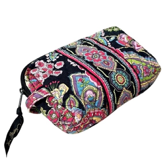 Vera Bradley Symphony in Hue Multicolor Floral Cosmetic Bag GUC - Picture 1 of 5